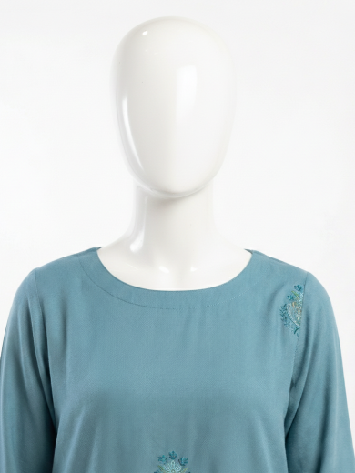 OCEAN BLUE EMBROIDERED MARINA - Image 3