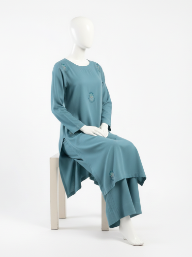 OCEAN BLUE EMBROIDERED MARINA - Image 5